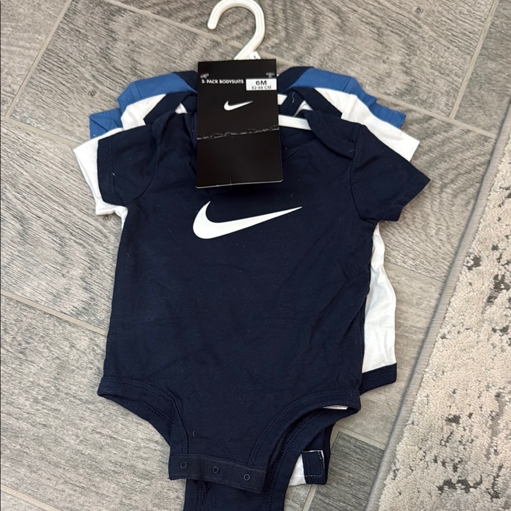 NWT 3 Piece Nike Baby One Piece Set